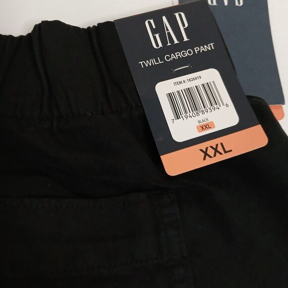 GAP Women's Twill Black Cargo Pant Size‎ XXL New With Tags - Picture 6 of 9